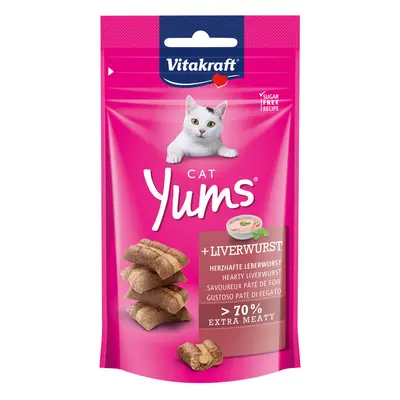 Vitakraft Cat Yums Leberwurst s podílem jitrnice 9× 40 g