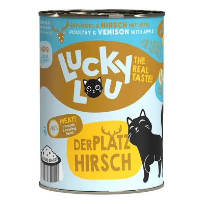 Lucky Lou Lifestage Adult drůbež a jelen 6 × 400 g