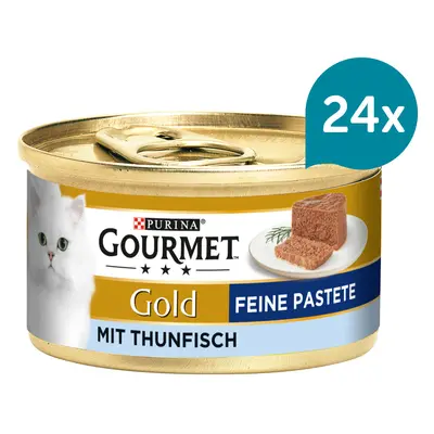 Gourmet Gold jemná paštika s tuňákem 24 × 85 g