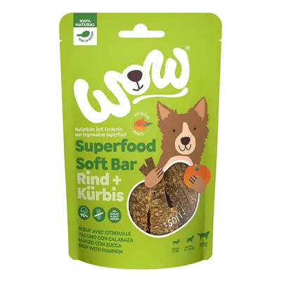 WOW SUPERFOOD Soft Bar hovězí maso s dýní 150 g