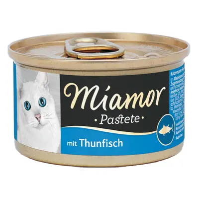 Masová paštika Miamor Katzenzarte s tuňákem 12 × 85 g