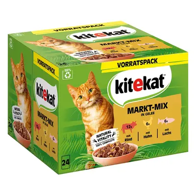 Kitekat multipack market mix v želé 24 × 85 g