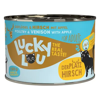 Lucky Lou Lifestage Adult drůbež a jelen 6× 200 g