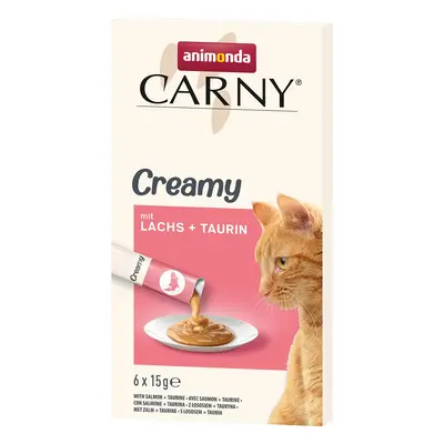 animonda Carny Adult Creamy losos + taurin 30 × 15 g