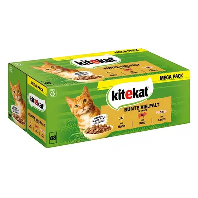 Kitekat multipack Bunte Vielfalt v omáčce 48 × 85 g