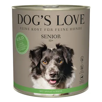 DOG'S LOVE SENIOR, zvěřina 6 × 400 g