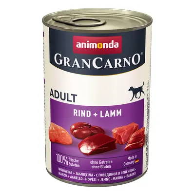 Animonda GranCarno Adult s hovězím a jehněčím masem 24x400g