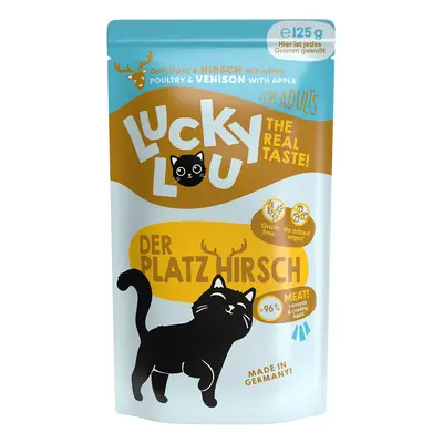 Lucky Lou Lifestage Adult drůbež a jelen 16 × 125 g