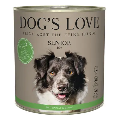 DOG'S LOVE SENIOR, zvěřina 12 × 400 g