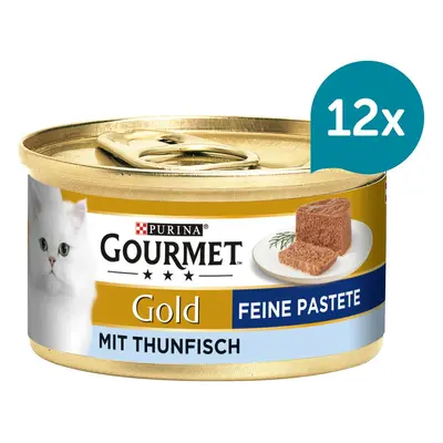 Gourmet Gold jemná paštika s tuňákem 12 × 85 g