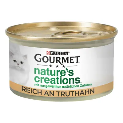 GOURMET Nature's Creations krůtí maso 12 × 85 g