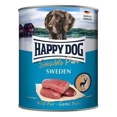 Happy Dog Sensible Pure Sweden (zvěřina) 6 × 800 g