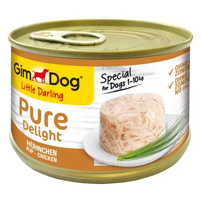 GimDog Little Darling Pure Delight s kuřecím masem 12 × 150 g