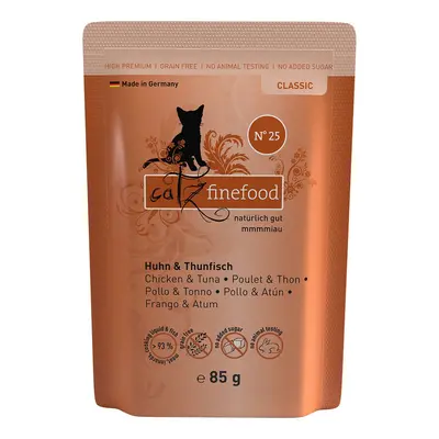 catz finefood No. 25 kuřecí maso a tuňák 16 × 85 g