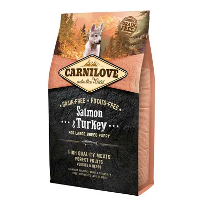 Carnilove Dog Puppy Large Breed – losos a krocan, 4 kg