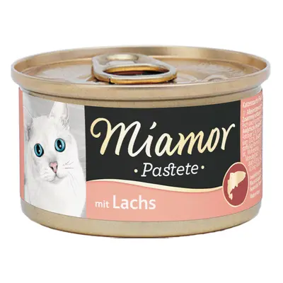 Masová paštika Miamor Katzenzarte s lososem 24 × 85 g