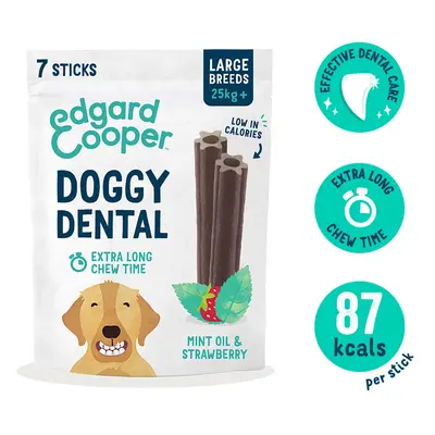 Edgard & Cooper Doggy Dental jahoda/máta L 4× 240 g