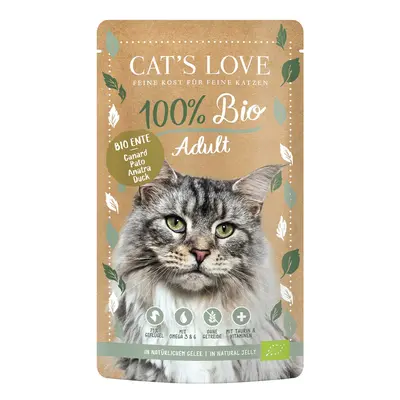 Cat's Love ADULT BIO kachní maso 6× 100 g