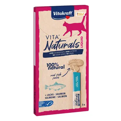 Vitakraft Vita Naturals Liquid Snack losos 11× 5 ks