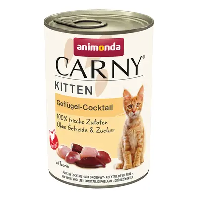 Animonda Carny Kitten drůbeží koktejl 12 × 400 g