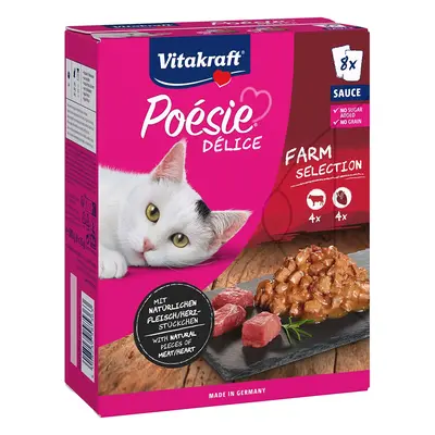 Vitakraft Poésie Délice Farm Selection 8× 85 g