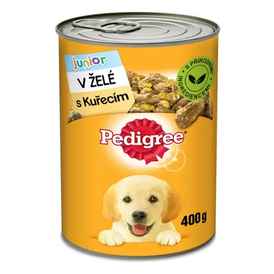 Pedigree Junior konzerva kuřecí v želé 48 x 400 g