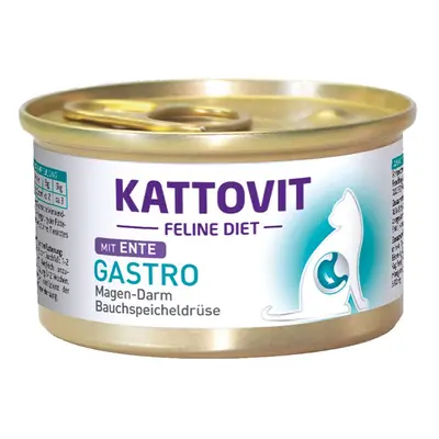 KATTOVIT Feline Diet Gastro kachna 24x85g