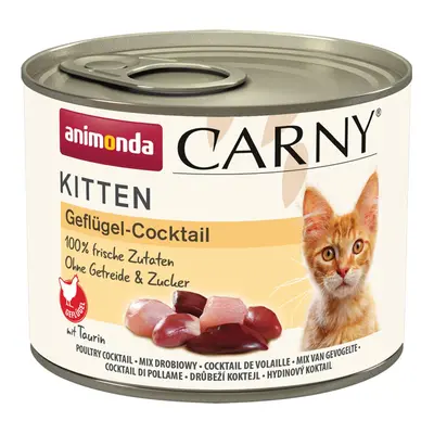 Animonda Carny Kitten drůbeží koktejl 12 × 200 g