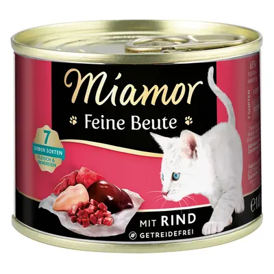 Miamor Feine Beute, Hovězí 12 × 185 g