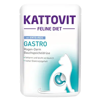 Kattovit Gastro kachna s rýží 24× 85 g