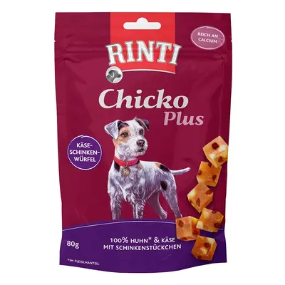 RINTI Chicko Plus, Sýrovo-šunkové kostky 6 × 80 g