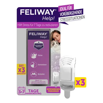 FELIWAY Help! náhradní balení, s 3 kartušemi s feromony