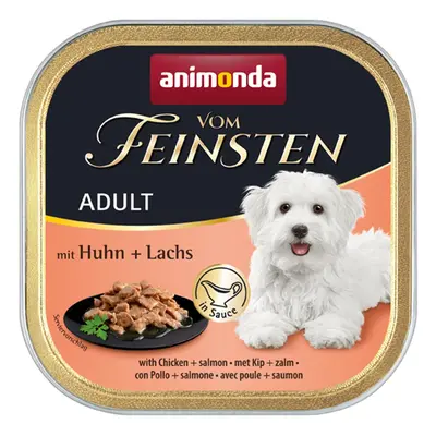 animonda vom Feinsten Adult kuřecí a losos v omáčce 22 × 150 g