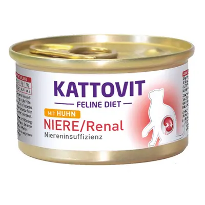 KATTOVIT Feline Diet Niere/Renal kuře 12 × 85 g