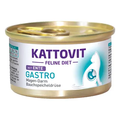 KATTOVIT Feline Diet Gastro kachna 12x85g