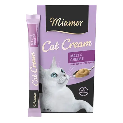 Miamor Cat Snack Cream Malt se sýrem 24 × 15 g