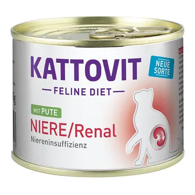 Kattovit Feline Diet, Ledviny a krůta 12 × 185 g