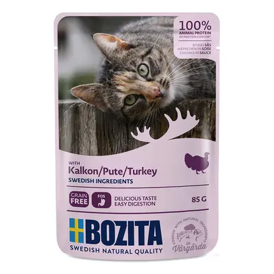 Bozita Pouch kousky v omáčce s krůtím masem 12 × 85 g