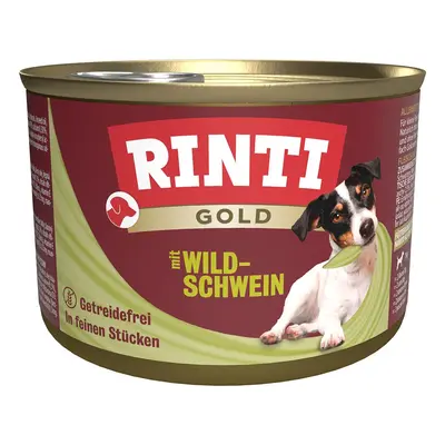 Rinti Gold s jemnými kousky kančího masa 24 × 185 g