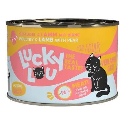 Lucky Lou Lifestage Adult drůbeží a jehněčí 24 × 200 g