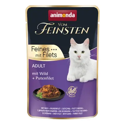 Animonda Vom Feinsten Adult Feine Filets zvěřina a krůtí filety 36x85g