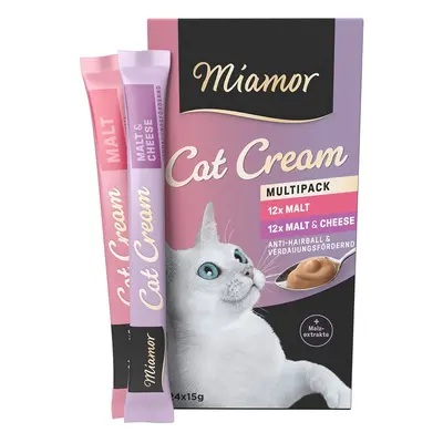 Miamor Cat Snack Cream výhodné balení 24 × 15 g