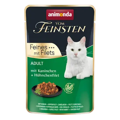 Animonda Vom Feinsten Adult Feine Filets králík a kuřecí filety 18x85g