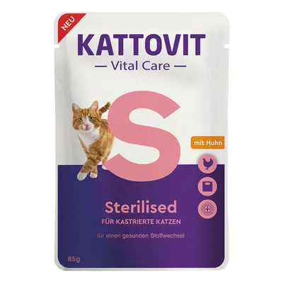 Kattovit Vital Care Sterilised Pouches 12 × 85 g