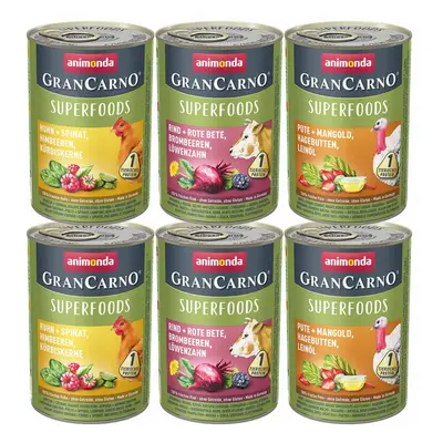 Animonda Carny Adult Superfoods variace chutí 6x400g