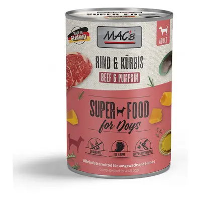 MAC's Dog hovězí a dýně 12 × 400 g