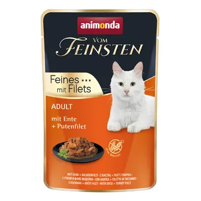 Animonda Vom Feinsten Adult Feine Filets kuřecí a krůtí filety 36x85g