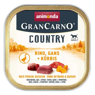 animonda GranCarno Country Adult hovězí a husa s dýní 22 × 150 g