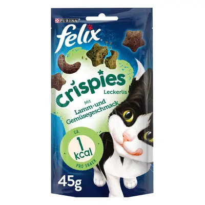 Felix Crispies s příchutí jehněčího masa a zeleniny 8 × 45 g