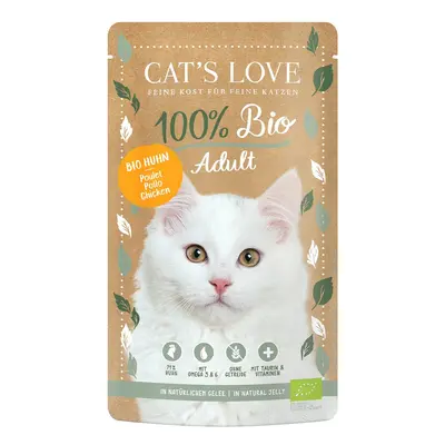 Cat's Love ADULT BIO kuře 6× 100 g